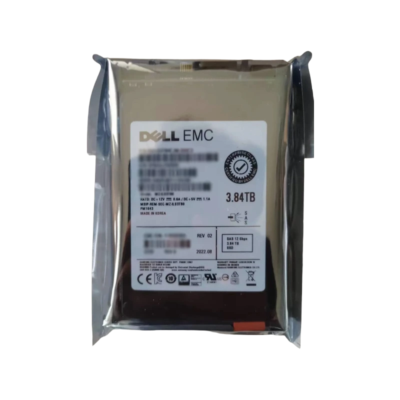 005053678-AA.webp 005053678 - EMC 3.84TB SAS-12Gb/s 2.5-in Solid State Drive - Image 1