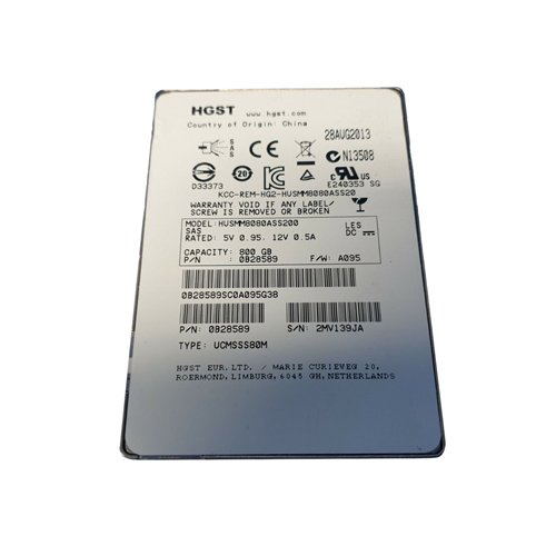 0B28589 - HGST 800GB Ultrastar SSD800MM 2.5 inch MLC 12Gb/s SAS SSD - Image 1