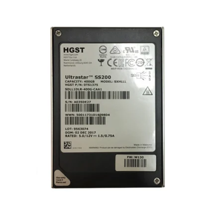 0TS1375 - HGST 400GB 2.5 inch MLC 12Gb/s SAS Solid State Drive