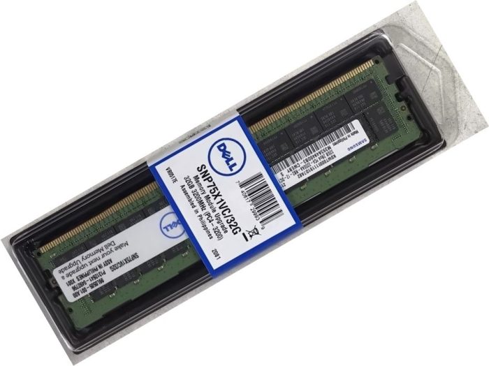 Dell 370-AEVR 32GB PC4-25600 DDR4-3200MT/s 2Rx4 ECC Memory New - Image 3