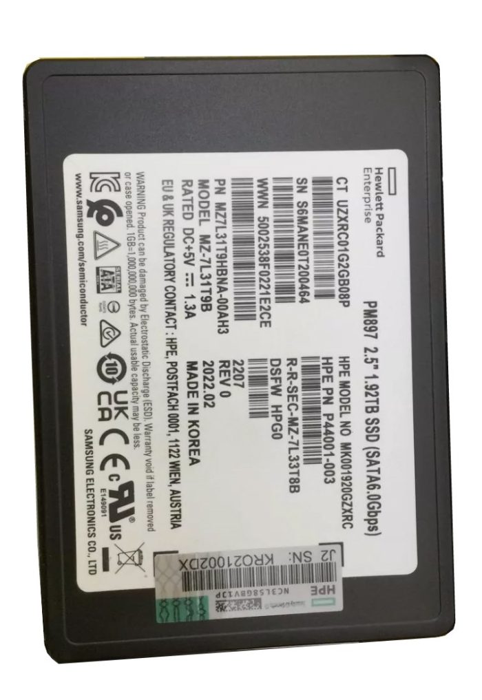 Samsung MZ7L31T9HBNA-00AH3 PM897 1.92TB SATA 6Gbps 2.5Inch Internal Ssd. - Image 2