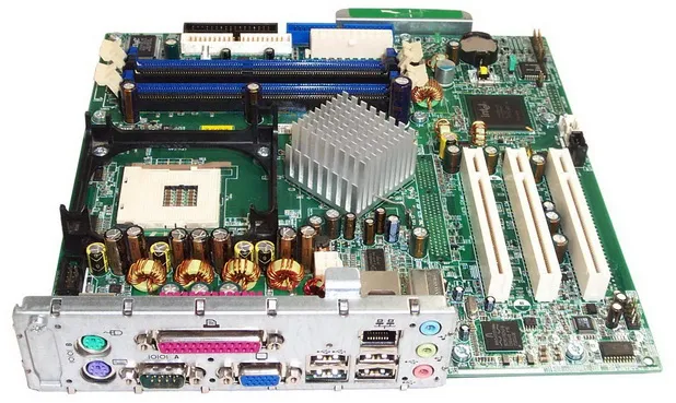 359795-001-359795-001_8uk7crsfafb4jipp.webp 359795-001 - HP Socket 478 Intel 865G Chipset System Board (Motherboard) for EVO DC5000/DX2000 Supports Pentium 4/Celeron DDR 4x DIMM - Image 1