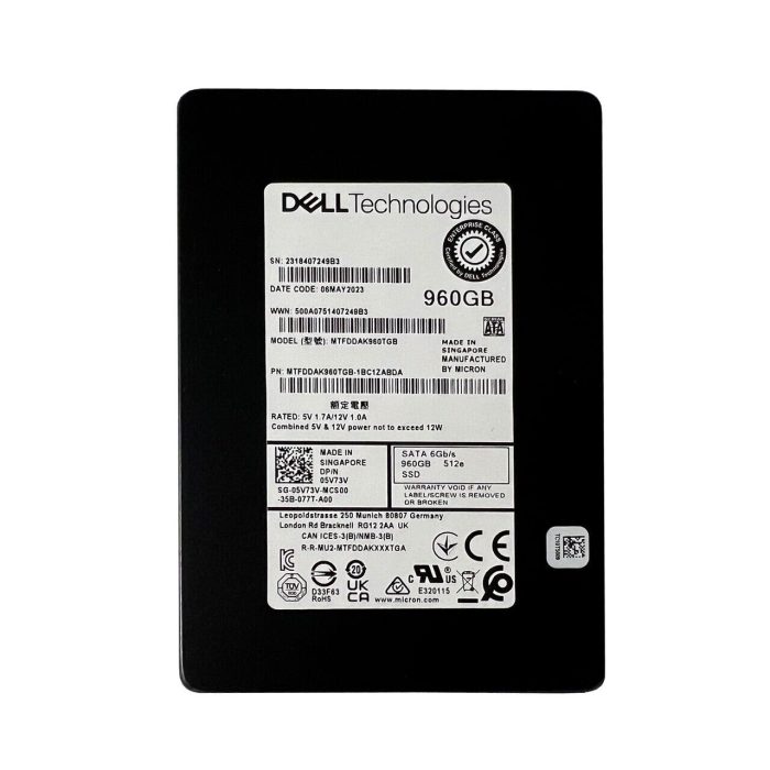 Micron 5400 Max MTFDDAK960TGB-1BC1ZABDA 960 GB SATA 6Gb/s DELL OEM Refurbished - Image 4