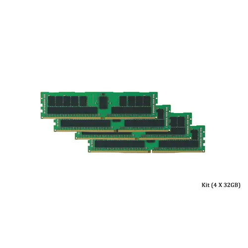 370-ADXS.webp 370-ADXS - Dell 128GB Kit (4x32GB) DDR4 2666MHz CL19 ECC RDIMM Memory - Image 1