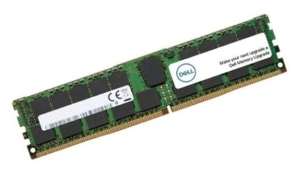 370-AGGW - Dell 512GB Kit (4 x 128GB) DDR4 2933MHz ECC RDIMM Memory