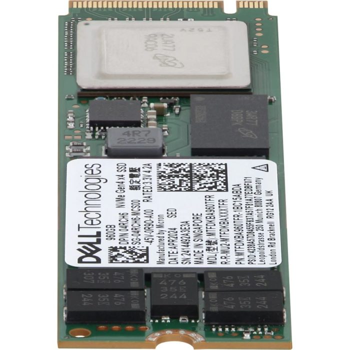 Dell 4RCH6 960GB Gen4 NVMe Read Intensive SED TLC 2280 M.2 SSD - Image 2