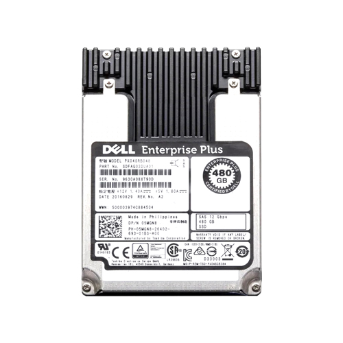 5MGN8 - Dell 480GB 2.5 inch MLC 12Gb/s SAS Solid State Drive - Image 1