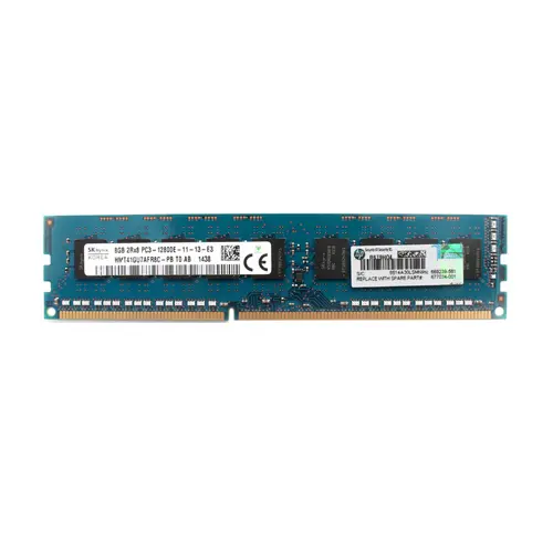 677034-001-O.webp 677034-001 - HP 8GB DDR3 1600MHz CL11 ECC UDIMM Memory Module - Image 1