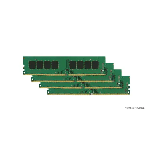 6CN35AV-S.webp 6CN35AV - HP 192GB Kit (12x16GB) DDR4 2933MHz CL21 ECC RDIMM Memory - Image 1