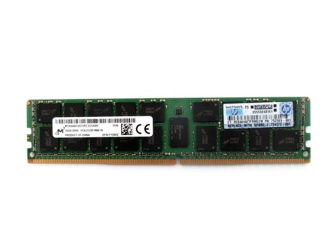 726719-128.jpg 726719-128 - HP 128GB Kit (8 x 16GB) DDR4 2133MHz ECC RDIMM Memory - Image 1