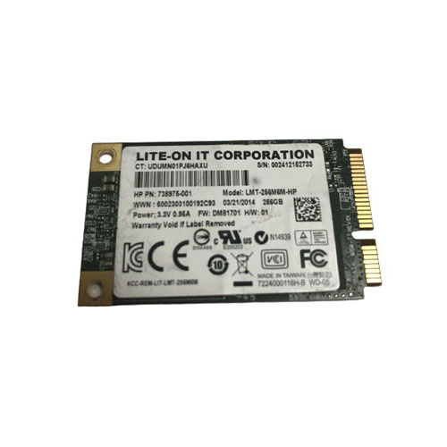 738975-001 - HP 256GB MLC 6Gb/s SATA Solid State Drive - Image 1