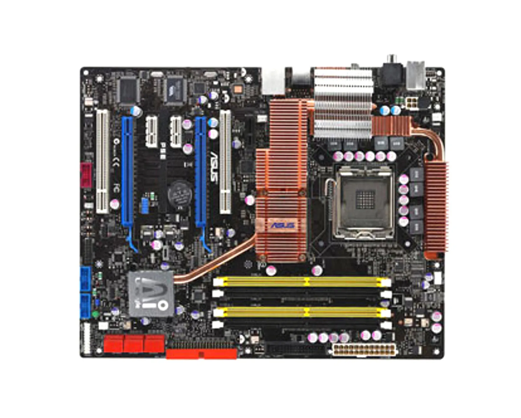 90-MIB590-G0EAY00Z-o.webp 90-MIB590-G0EAY00Z - ASUS P5E DELUXE / Intel X48 / Sockel 775 ATX Mainboard - Image 1
