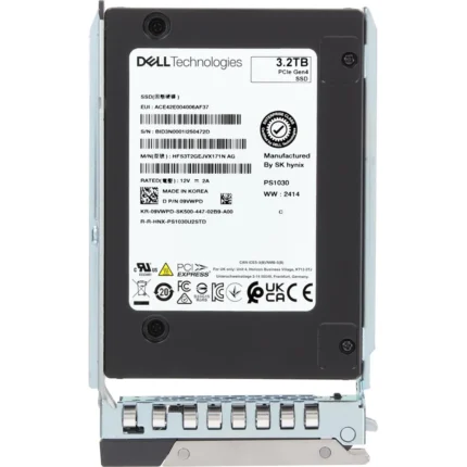 9VWPD - Dell 3.2TB PCIe 4.0 NVMe TLC MU 2.5-inch Solid State Drive