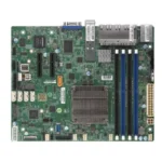 A2SDV-8C-LN10PF - Supermicro Socket FCBGA-1310 System on Chip Chipset Flex-ATX System Board (Motherboard) Supports Atom C3758 DDR4 4x DIMM
