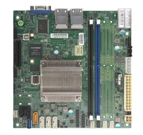 A2SDi-2C-HLN4F-A.webp A2SDi-2C-HLN4F - Supermicro Socket FCBGA-1310 System on Chip Chipset Mini-ITX System Board (Motherboard) Supports Atom C3338 DDR4 2x DIMM - Image 1