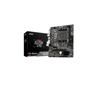 A520MAPRO - MSI A520M-A PRO Motherboard AMD A520 Chipset Socket AM4
