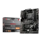 B450TOMAMAX - MSI Socket AM4 AMD B450 Chipset ATX System Board (Motherboard) Supports Ryzen/Radeon/Athlon DDR4 4x DIMM