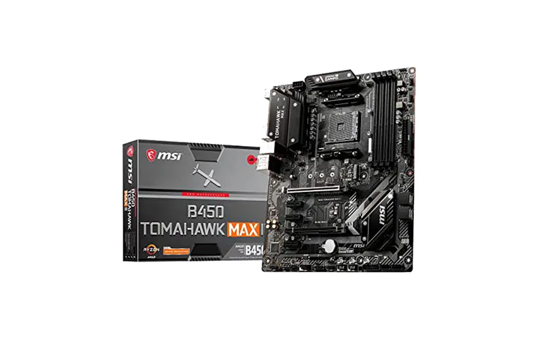 B450TOMAMAX-O.webp B450TOMAMAX - MSI Socket AM4 AMD B450 Chipset ATX System Board (Motherboard) Supports Ryzen/Radeon/Athlon DDR4 4x DIMM - Image 1
