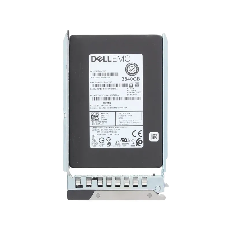 CHF46.webp CHF46 - Dell 3.84TB SATA Triple-Level Cell SFF 2.5" Solid State Drive - Image 1