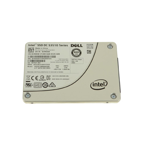 CM65W - Dell 800GB 2.5 inch MLC 6Gb/s SATA Solid State Drive - Image 1