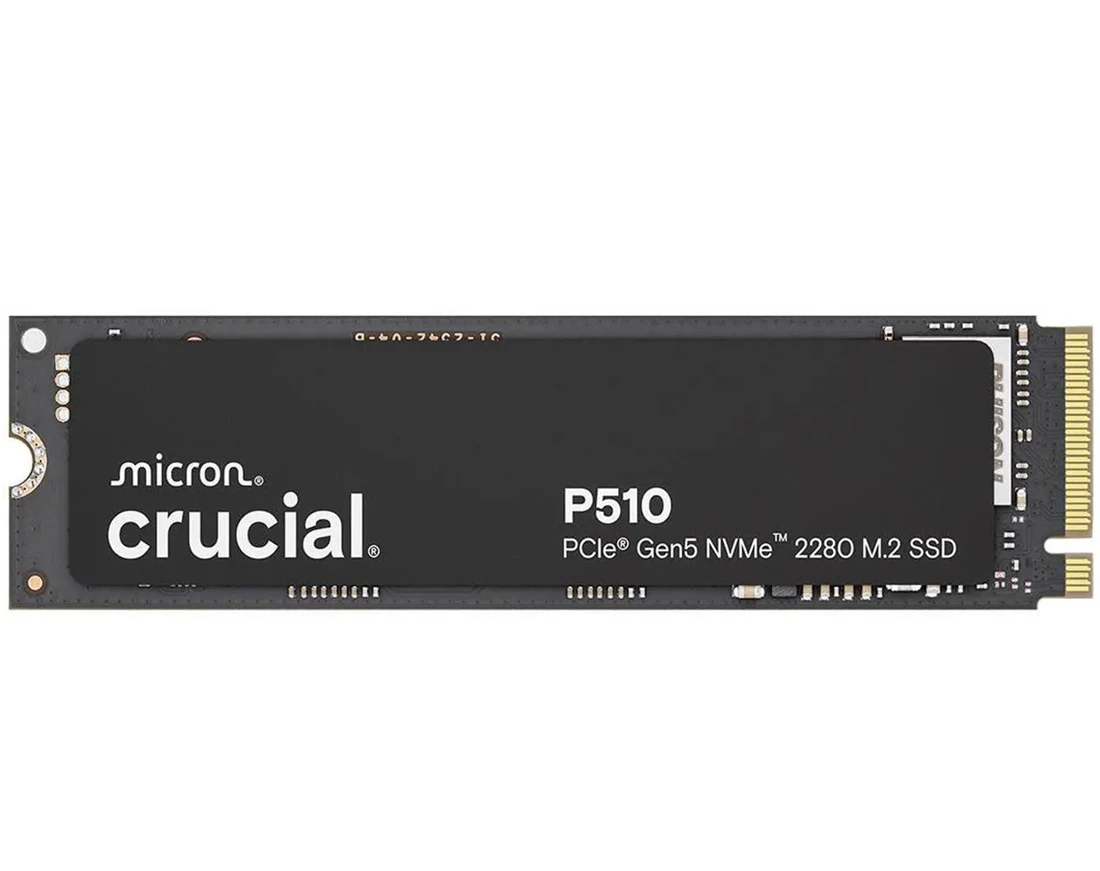 CT2000P510SSD8-A.webp CT2000P510SSD8 - Crucial P510 2TB PCIe 5.0 x4 NVMe M.2 2280 SSD - Image 1