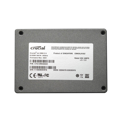 CT512M4SSD2 - Crucial M4 512GB MLC SATA 6Gb/s 2.5-Inch SSD - Image 1