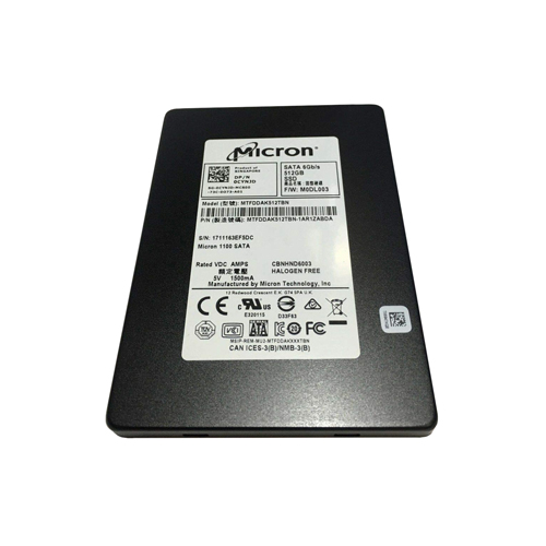 CYNJD - Dell 512GB 2.5 inch MLC 6Gb/s SATA Solid State Drive - Image 1