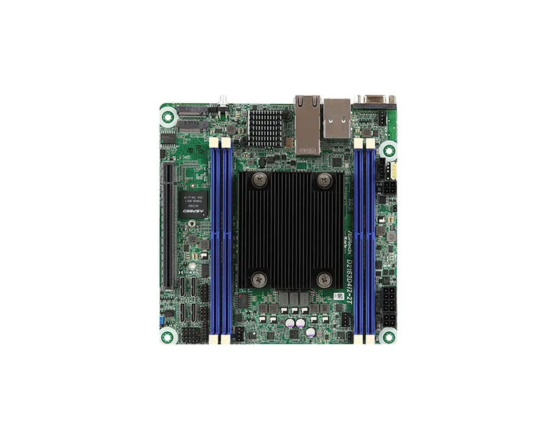 D2163D4I2-2T.webp D2163D4I2-2T - ASRock Socket FCBGA2518 System on Chip Chipset Mini-ITX System Board (Motherboard) Supports Xeon D-2163 DDR4 4x DIMM - Image 1