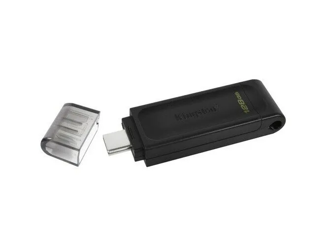 DT70-128GB-O.webp DT70/128GB - Kingston 128GB DataTraveler 70 USB 3.0 Type-C Flash Drive - Image 1