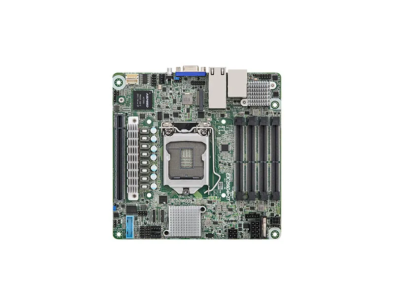 E3C256D4I-2T.webp E3C256D4I-2T - ASRock H5 LGA1200 C256 Chipset MINI-ITX System Board - Image 1