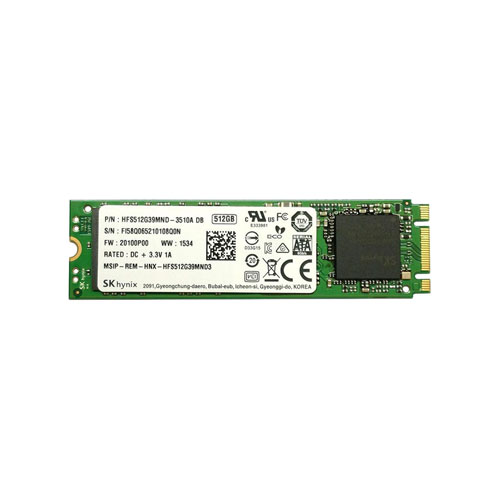 HFS512G39MND-3520A - Hynix 512GB MLC SATA 6Gb/s M.2 2280 SSD - Image 1