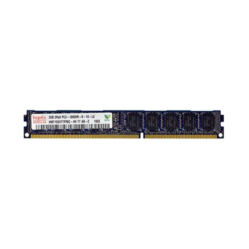HMT125V7TFR8C-H9-O.webp HMT125V7TFR8C-H9 - Hynix 2GB DDR3 1333MHz CL9 ECC VLP RDIMM Memory - Image 1