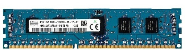 HMT451R7BFR8A-PB.jpg HMT451R7BFR8A-PBT8AB - Hynix 4GB DDR3 1600MHz CL11 ECC RDIMM Memory - Image 1