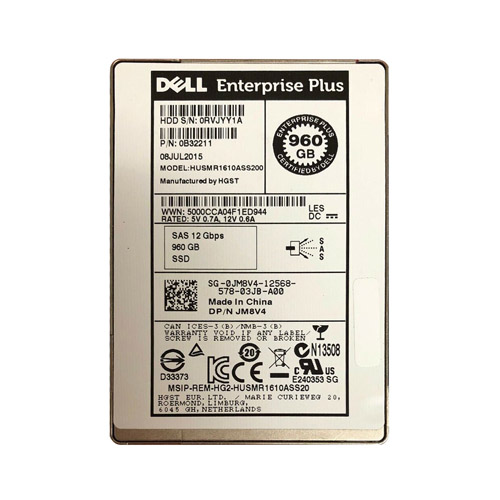 HUSMR1610ASS200 - HGST 1TB 2.5in MLC 12Gb/s SAS SSD - Image 1