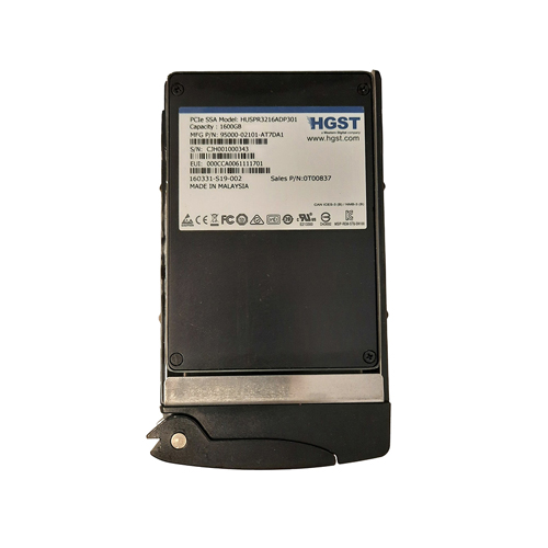 HUSPR3216ADP301 - HGST 1.6TB MLC PCIe 3.0 x4 NVMe RI SFF 2.5-inch SSD - Image 1