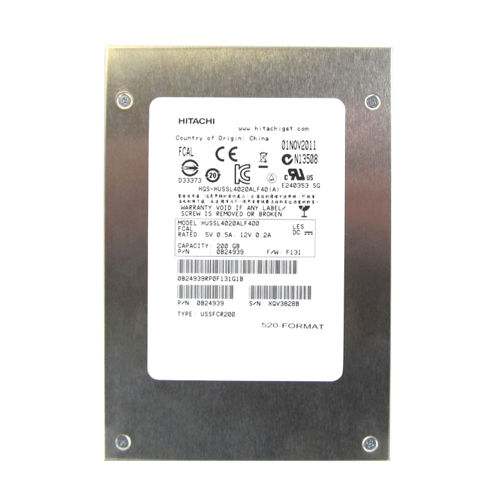 HUSSL4020ALF400 - HGST 200GB Ultrastar SSD400S 3.5in SLC 4Gb/s FC SSD - Image 1