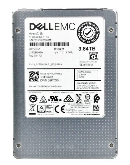 KHK6YRSE3T84 - KIOXIA HK6 3.84TB SATA TLC 2.5" Solid State Drive - Image 1