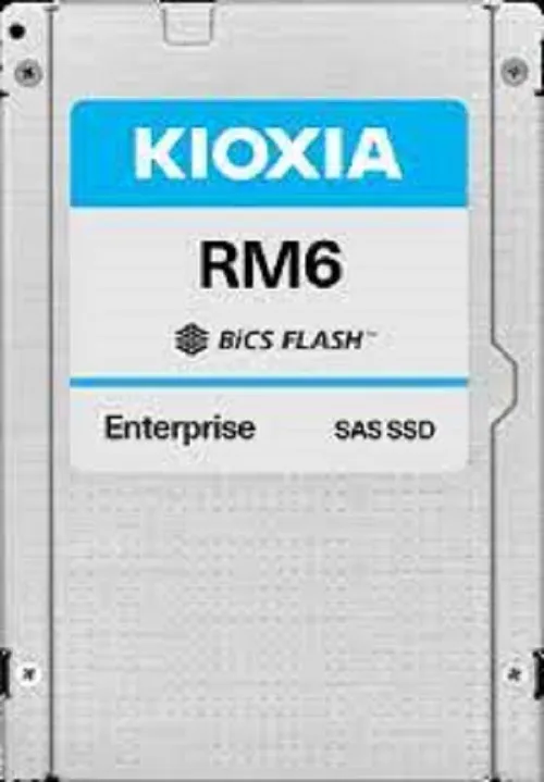 KRM6VRUG960G - KIOXIA RM6 960GB SAS TLC 2.5" Solid State Drive - Image 1