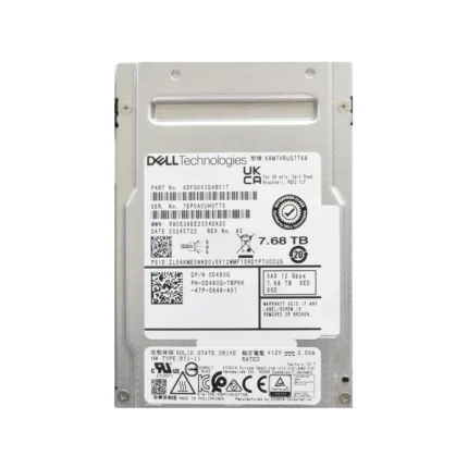 KRM7VRUG7T68 - KIOXIA RM7-R 7.68TB SAS SFF 2.5" Solid State Drive