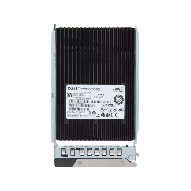 KXT48.webp KXT48 - Dell 960GB PCI Express NVMe U.2 2.5" Solid State Drive - Image 1