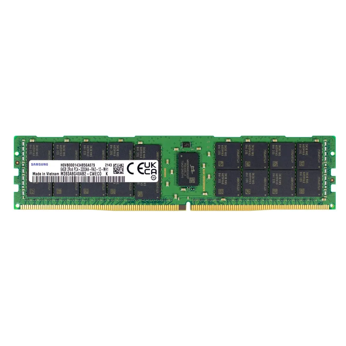 M393A8G40AB2-CWEBY-A.webp M393A8G40AB2-CWEBY - Samsung 64GB DDR4 3200MHz ECC RDIMM Memory Module - Image 1