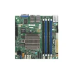 A2SDi-4C-HLN4F - Supermicro Socket FCBGA-1310 System on Chip Chipset Mini-ITX System Board (Motherboard) Supports Atom C3558 DDR4 4x DIMM