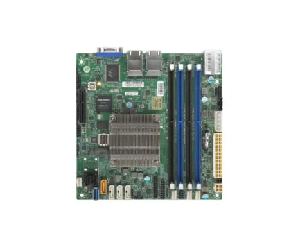 A2SDi-4C-HLN4F - Supermicro Socket FCBGA-1310 System on Chip Chipset Mini-ITX System Board (Motherboard) Supports Atom C3558 DDR4 4x DIMM