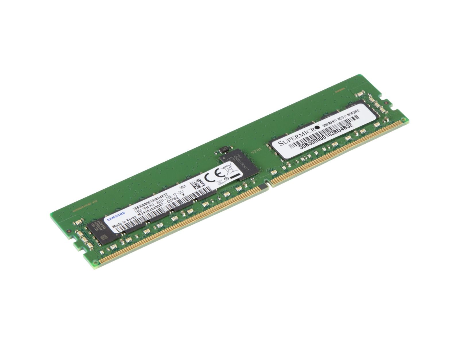 MEM-DR416L-SL03-ER29.jpg MEM-DR416L-SL03-ER29 - Supermicro 16GB DDR4 2933MHz ECC RDIMM Memory - Image 1