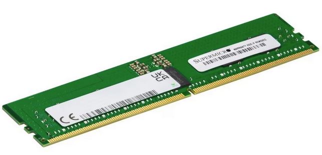 MEM-DR564L-CL01-ER48.jpg MEM-DR564L-CL01-ER48 - Supermicro 64GB DDR5 4800MHz ECC RDIMM Memory - Image 1
