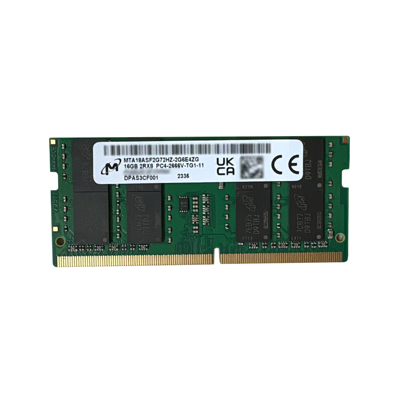 MTA18ASF2G72HZ-2G6E4ZG-WH.webp MTA18ASF2G72HZ-2G6E4 - Micron 16GB DDR4 2666MHz CL19 ECC SODIMM Memory - Image 1
