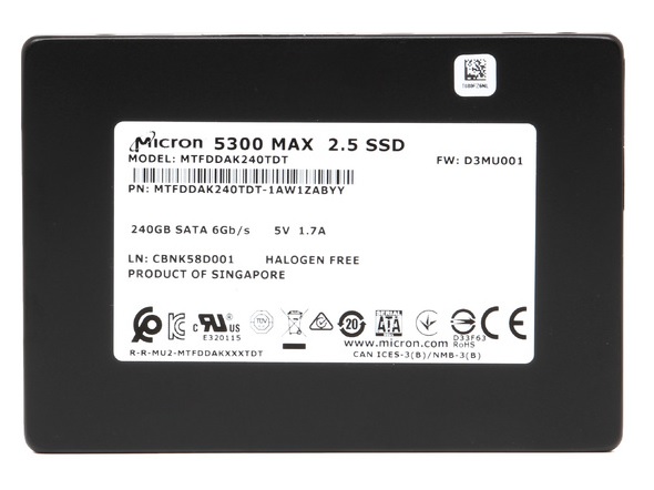 MTFDDAK240TDT-1AW1ZABYY-1.jpg MTFDDAK240TDT-1AW1ZABYYR - Micron 240GB 2.5in TLC 6Gb/s SATA SSD - Image 1