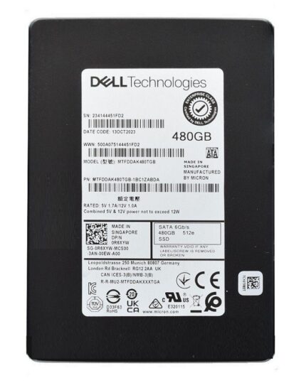 MTFDDAK480TGB-1BC1ZABDA - Micron 5400 MAX 480GB SATA TLC 2.5" SSD