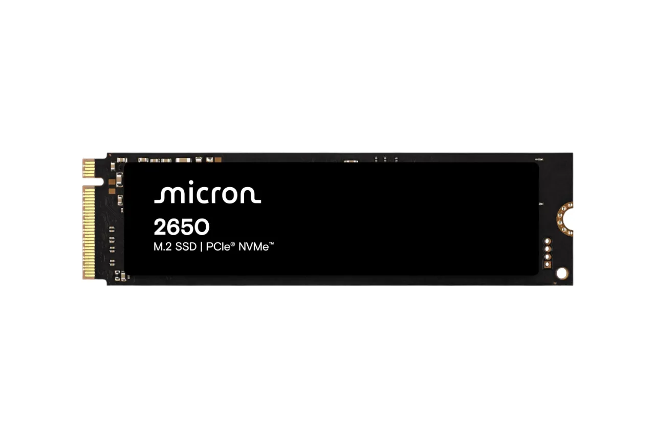 MTFDKBA512TGW-1BP1AABYY - Micron 2650 512GB TLC PCIe NVMe M.2 SSD - Image 1