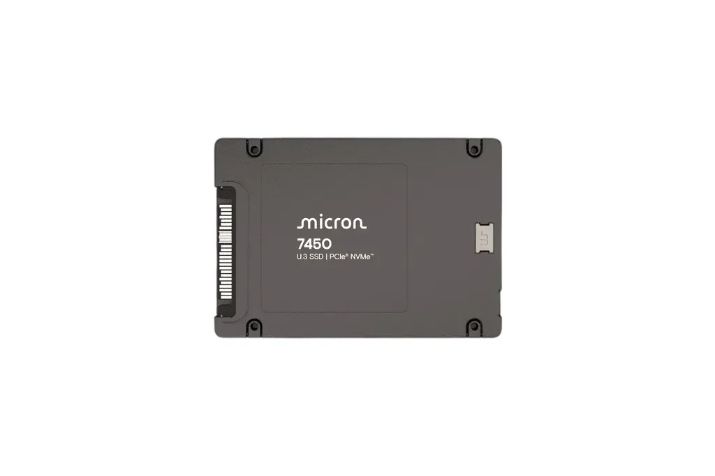 MTFDKCB960TFR-1BC15ABYY.webp MTFDKCB960TFR-1BC15ABYY - Micron 7450 PRO 960GB PCIe NVMe U.3 2.5" SSD - Image 1